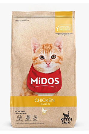 Midos Tavuklu Yavru Kedi Maması 2kg