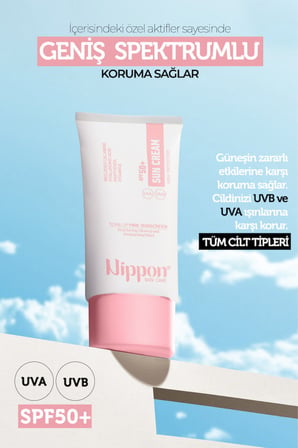 Dr.Clinic Nippon Güneş Kremi 50SPF 50 ML