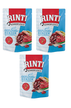 Rinti Pouch Yürekli Köpek Yaş Mama 400 Gr. X 3 Adet