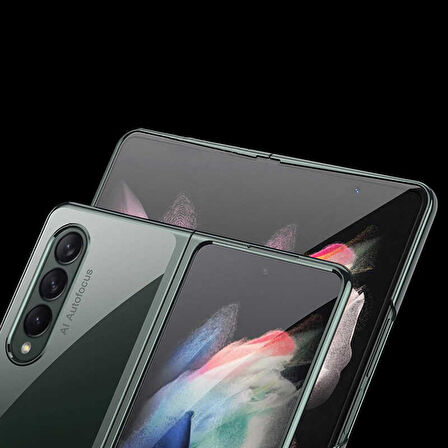 Gpack Samsung Galaxy Z Fold 3 Kılıf Renkli Sert Koruma