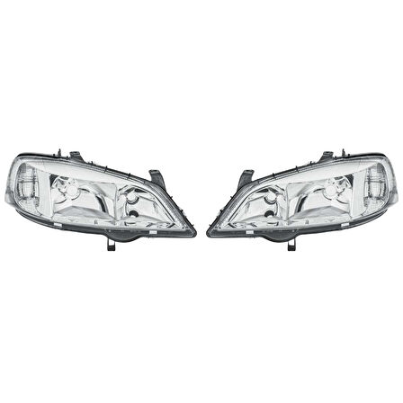 Opel Astra G Sağ (Yolcu) Ve Sol (Şoför) Far 98/04 Beyaz 1216156-1216157