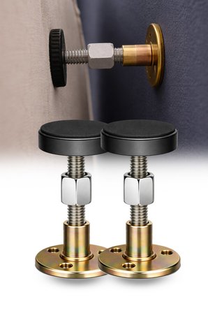 Yatak Başlık Sabitleyici 2li Set Ayarlanabilir Baza Duvar Aparatı Ses Önleyici 5-6.5 cm