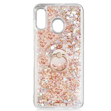 Smcase Samsung Galaxy A10s Kılıf Milce Yüzüklü Sulu Silikon