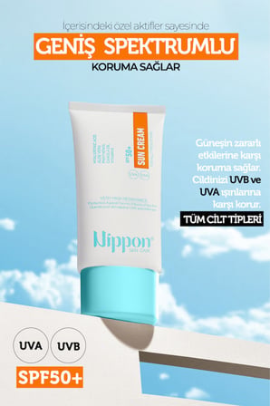 Dr.Clinic Nippon Güneş Kremi 50SPF 50 ML
