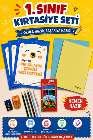 1. Sınıf Kırtasiye Seti 5