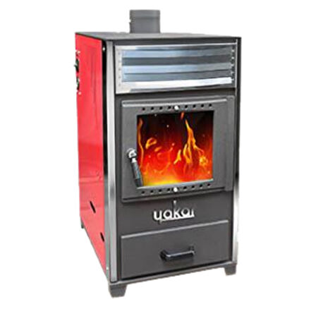 Yakar 302/A Eşanjörlü 25kW Katı Yakıtlı Kat Kalorifer Sobası