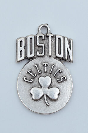 Boston Celtics  Gümüş Kaplama Kolye Ucu