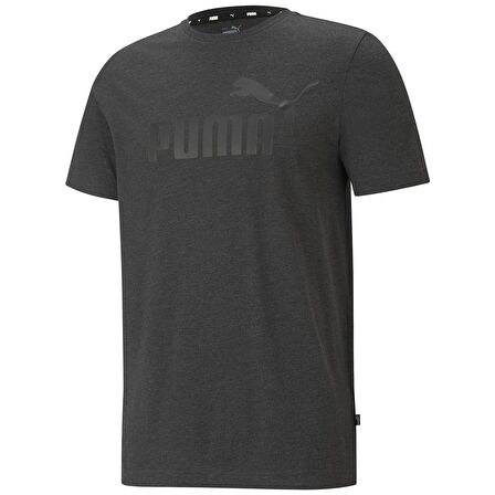 Puma Ess Heather Tee Erkek Antrasit Günlük Stil Tişört 58673607