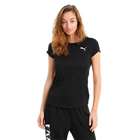 Puma Active Tee Kadın Siyah Günlük Stil Tişört 58685701