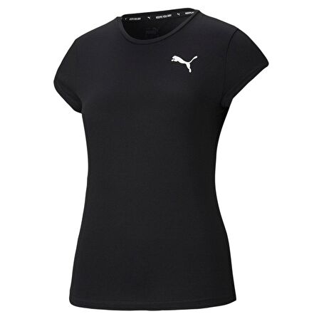 Puma Active Tee Kadın Siyah Günlük Stil Tişört 58685701