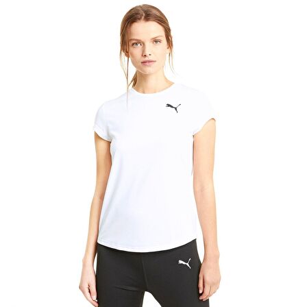 Puma Active Tee Kadın Beyaz Günlük Stil Tişört 58685702