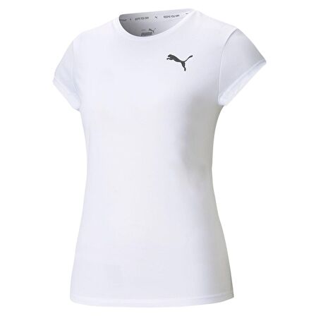 Puma Active Tee Kadın Beyaz Günlük Stil Tişört 58685702