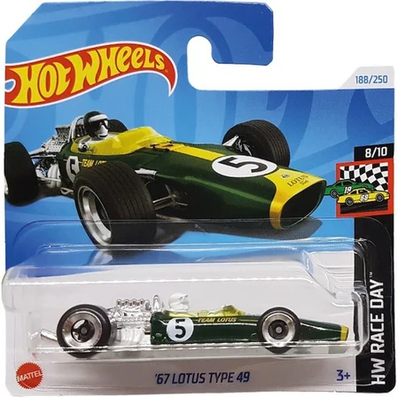 Hot Wheels Tekli Regular Arabalar HTD99 Hw Race Day / '67 Lotus Type 49