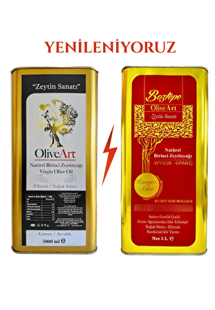 2024/2025 5 Lt Natürel Birinci Zeytinyağı, Soğuk Sıkım, Filtresiz