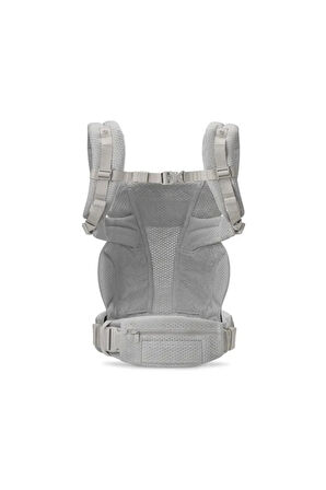 Omni Deluxe Mesh (pearl grey) , 4 farklı taşıma pozisyonlu kanguru , 0-4 yaş için