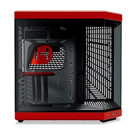 HYTE Y70 Black Cherry Temperli Cam USB 3.2 E-ATX Dual Chamber Mid Tower Gaming Kasa (CS-HYTE-Y70-BR)