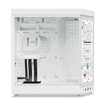 HYTE Y70 Touch Snow White Temperli Cam USB 3.2 E-ATX Dual Chamber Mid Tower Dokunmatik Ekranlı Gaming Kasa (CS-HYTE-Y70TI-WW)