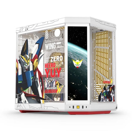 HYTE Y70 Touch Gundam Wing Temperli Cam USB 3.2 E-ATX Dual Chamber Mid Tower Dokunmatik Ekranlı Gaming Kasa (CS-HYTE-Y70TTI-GWING)