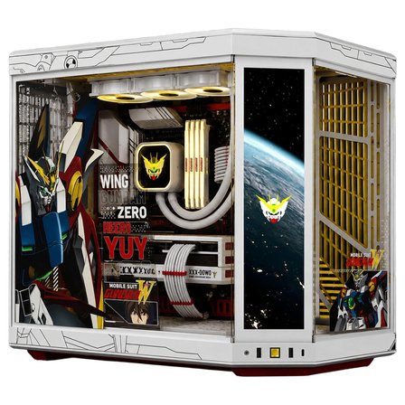 HYTE Y70 Touch Gundam Wing Temperli Cam USB 3.2 E-ATX Dual Chamber Mid Tower Dokunmatik Ekranlı Gaming Kasa (CS-HYTE-Y70TTI-GWING)