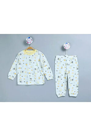 Kız Pijama Takımı Desenli