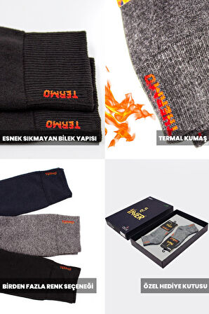 Just Inner Erkek Çorap 6'lı Patik (Bambu)