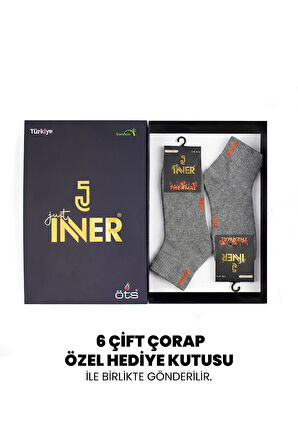 Just Inner Erkek Çorap 6'lı Patik (Bambu)