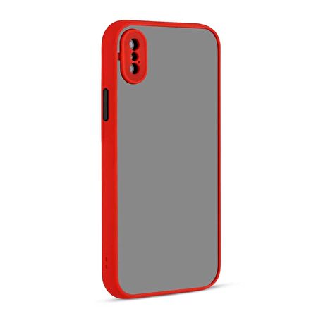 Smcase iPhone XS Kılıf Hux Kamera Korumalı Silikon