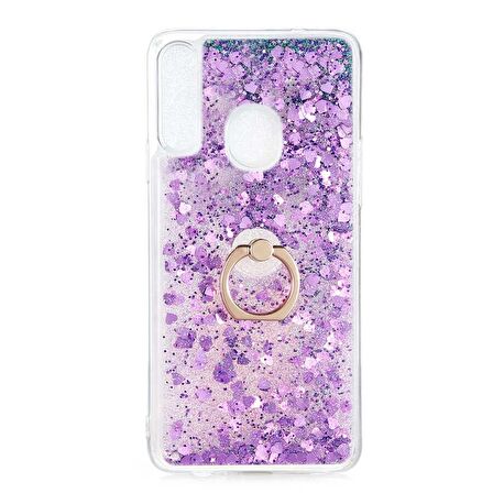 Smcase Samsung Galaxy A20s Kılıf Milce Yüzüklü Sulu Silikon