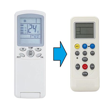 SİGMA SGM12INVDMB Klima Kumandası-Eşdeğer