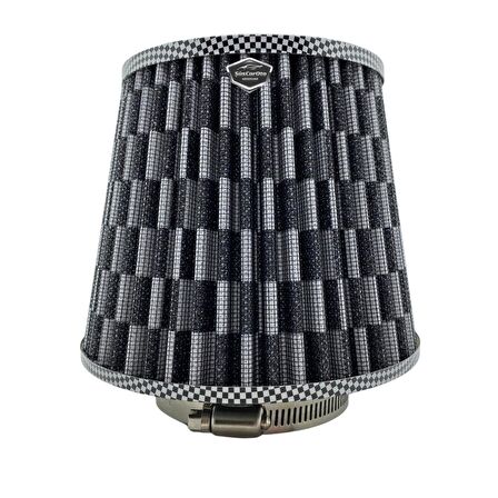 Carub Performans ve Ses Arttırıcı Açık Hava Filtresi +6 Hp Açık Tip Karbon 76 mm