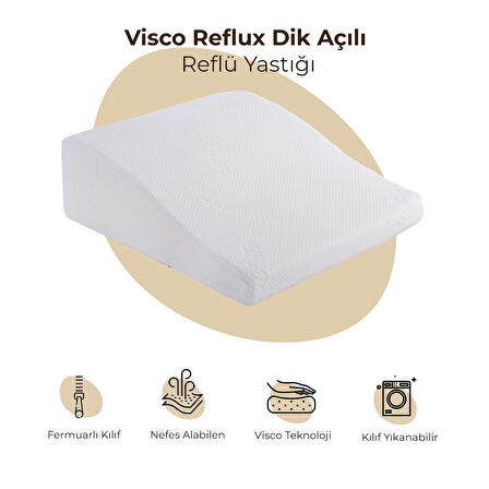 Homedius Visco Reflux Dik Açılı Reflü Yastığı