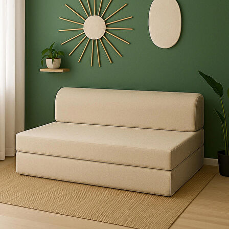 Homedius Magic Katlanır Yataklı Çift Kişilik Koltuk-Bej