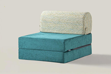 Sleeptown Magic Lüks İki Renkli Katlanır Yataklı Tek Kişilik Koltuk