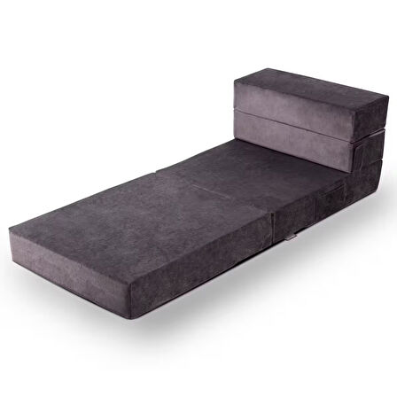 Valeria Kadife Katlanır Yatak Olabilen Tek Kişilik Koltuk