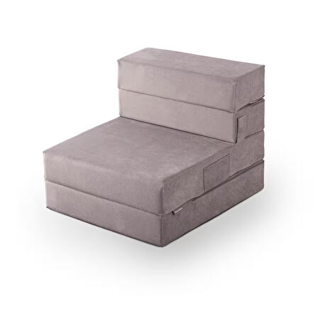 Valeria Kadife Katlanır Yatak Olabilen Tek Kişilik Koltuk