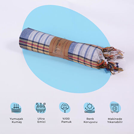 Homedius %100 Pamuk Hamam Peştemali - 80x160 cm