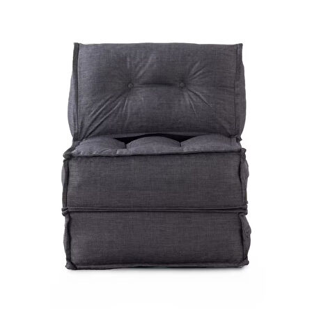 Homedius Mocca Keten Tek Kişilik Katlanır Yatak Katlanır Koltuk