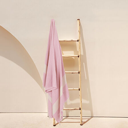 Homedius %100 Pamuk Mavi-Pembe Elmas Peştemal 2'li - 100x180 Cm