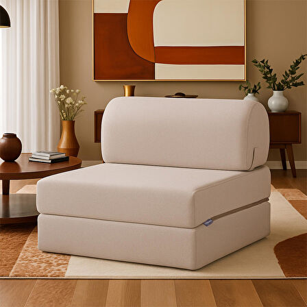 Yataklı Koltuk Magic Keten Görünümlü Tek Kişilik