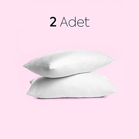 Homedius Microfiber Ultra 2 Adet Dolgulu Yumuşak Yüksek Antialerjik Yastık 50x70 cm