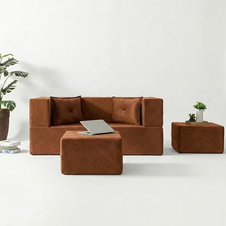 Homedius Loop Katlanır Yatak Olabilen Çok Amaçlı Çift Kişilik Koltuk