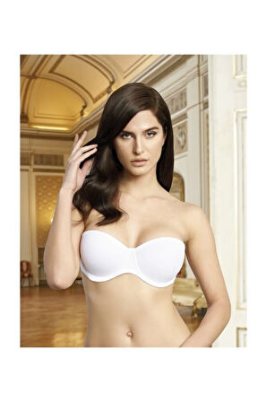 Sırtı Şeffaf Desteksiz Sütyen
