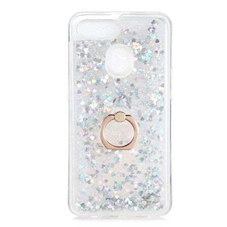 Smcase Oppo A5s Kılıf Milce Yüzüklü Sulu Silikon