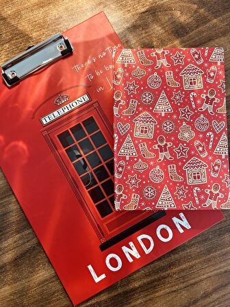 Red London cookie set 2'li