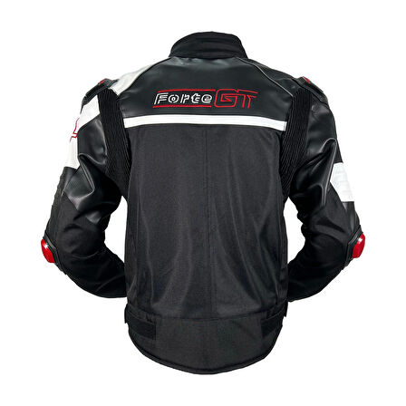 CEKET FORTE GT 2003055 AR54 SİYAH/KIRMIZI/BEYAZ