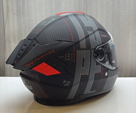 AXXIS KASK HAWK EVO SV TYPE STUDIO B5 MAT KIRMIZI/SİYAH
