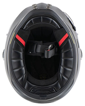 KASK HJC V10 Parlak Siyah
