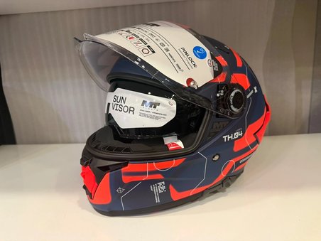 KASK MT THUNDER 4R SV LUMEX C24 MAT TURUNCU