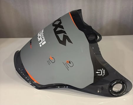 Kask Camı Axxis V-38 DARK ( SİYAH BLAZER 2026)