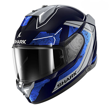 KASK Shark Skwal İ3 Rhad LACİVERT/MAVİ/GRİ
